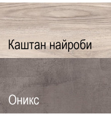 Двухстворчатый шкаф для одежды Джаз 4DG1S оникс